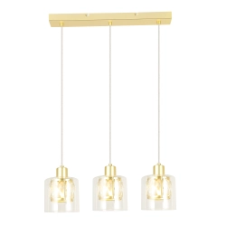 Lampa wisząca złota Elmo 3xE14 40W 338833-36 REALITY