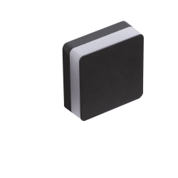 Enok Square Wall 4000K (black) AZ4462 LED 9W 700lm 4000K IP54 METAL PC AZZARDO
