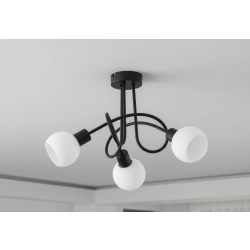 Lampa sufitowa Eryka 3xE14 czarna 62525 ALFA