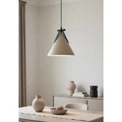 Lampa wisząca Felix 1xE27 beżowa czarna 61511 ALFA