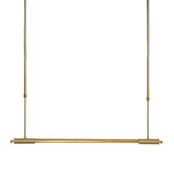Lampa Wiszaca Flusore Brushed Gold P0660D MaxLight