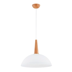 Lampa wisząca GRAS DREWNIANA 1xE27 61384 ALFA