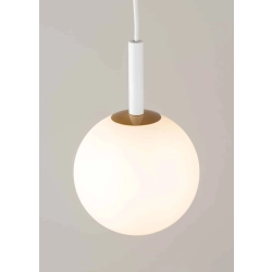 kinkiecik.pl Lampa wisząca kula biała Sigma Lighting GAMA 1 33405