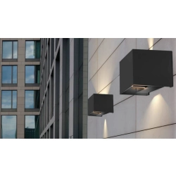 Gambino (black) AZ4148 LED 2x 3W 500lm 3000K IP54 ALUMINIUM AZZARDO
