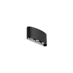 Kinkiet Ginna 3 (black) LED 6W 500lm 3000K IP54 ALUMINIUM AZ3484 AZZARDO