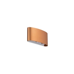Kinkiet Ginna 3 (gold) LED 6W 500lm 3000K IP54 ALUMINIUM AZ3485 AZZARDO