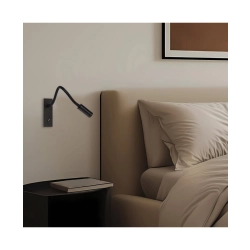 H69 RECESSED READING LAMP LED 3W 3000K BLACK Zambelis Lights