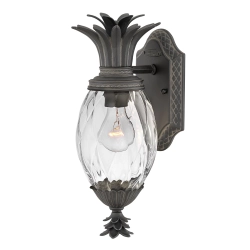 Mała latarnia naścienna Plantation – 1 źródło światła – Czarna HK-PLANTATION-S-MB Elstead Lighting