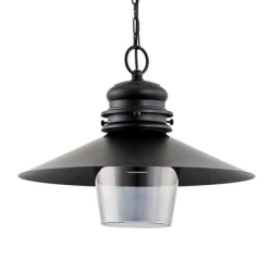 Lampa wisząca loftowa zwis HOLLY czarna śr. 40cm 60327 ALFA - zdjęcie produktu
