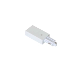 kinkiecik.pl Końcówka zasilająca lewa do szyny 1-fazowej1-circuit power connector left white HT-L01/LT/WL ITALUX