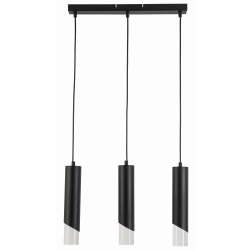 Hardin - lampa wisząca 3 płomienna czarny mat 342303-30 REALITY