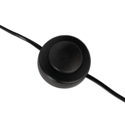 SHELDON Lampa podłogowa E27 czarny/naturalny 44146 EGLO