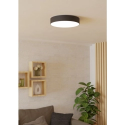 GALLIZZI-Z oprawa sufitowa LED RGB/CCT Plafon 39cm Czarny 901903 EGLO