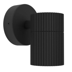 TOMELLOSO lampa ścienna, kinkiet zewnętrzny 1 x GU10 czarny IP44 902037 EGLO