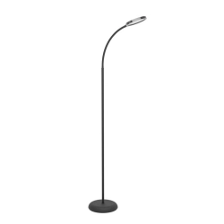 LAURO Lampa podłogowa LED czarna 600lm 2700/4000/6500K 902176 EGLO