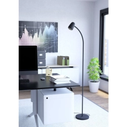 CARLO Lampa podłogowa E14 Czarna 902172 EGLO