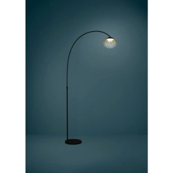 PANTOJA Lampa podłogowa LED Czarna 1100lm 2200-6500K 390486 EGLO