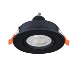BARRANCO Oprawa do zabudowy LED-CCT Ø90 Czarny 902264 EGLO