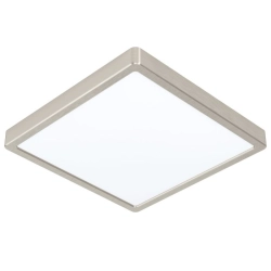 FUEVA 6-Z Plafon LED 17,8W RGB+TW IP44 nikiel mat kwadratowy / oprawa natynkowa 901422 EGLO