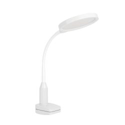 LAURO Lampa biurkowa LED z zaciskiem biała 600lm 2700/4000/6500K 902177 EGLO