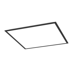 MORADILLO Plafon LED 59,5 cm czarny kwadratowy oprawa sufitowa 902371 EGLO