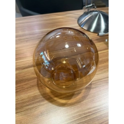 Klosz KULA Bursztynowy do Lampy Transformers zamknięta średnica 13,5cm ALFA - zdjęcie produktu