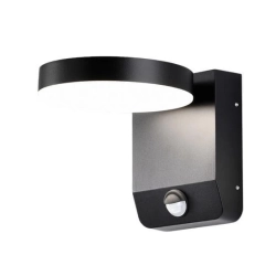 Kinkiet IVER AZ5701 LED 20W 3000K IP54 SENSOR ciemny szary AZZARDO