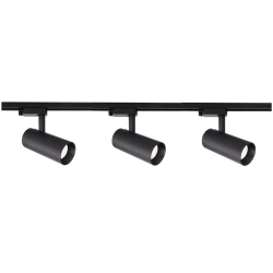 kinkiecik.pl Zestaw szynowy 3pł Ice SET 1F czarny 1,5m LP-732 3W BK SET Light Prestige