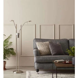 kinkiecik.pl Lampa podłogowa stal 2L HUDSON 105583 Markslojd