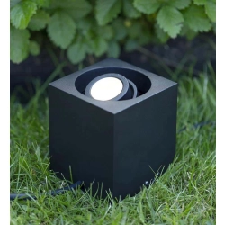 kinkiecik.pl Lampa stojąca Spot Kwadrat czarny GARDEN 24 107287 Markslojd