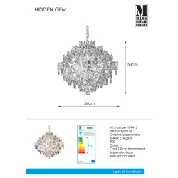 LAMPA WISZĄCA HIDDEN GEM 107415 Markslojd - zdjęcie produktu