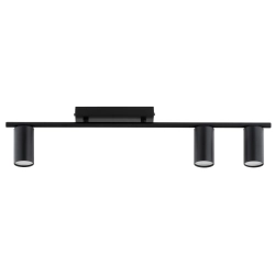 Lampa sufitowa KANON CZARNA 3xGU10 68cm 62547 ALFA