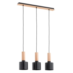 Lampa wisząca KASTEL DREWNIANA 3xE27 62327 ALFA