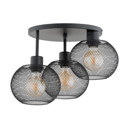 Lampa sufitowa KERSO CZARNA 3xE27 43cm 62347 ALFA