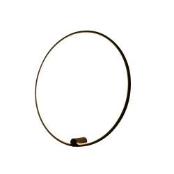 Kinkiet Ringa L 1xLED czarny WL0116-L-BK yaskr