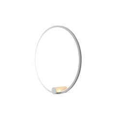 Kinkiet Ringa M 1xLED biały WL0116-M-WH yaskr