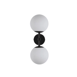 kinkiecik.pl Kinkiet czarny DORADO 2 LP-002/2W BK LIGHT PRESTIGE