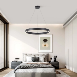 Lampa wisząca czarna MIDWAY Triangle LP-033/1P S BK LIGHT PRESTIGE - zdjęcie produktu