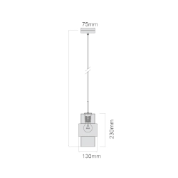 kinkiecik.pl Miele wisząca dymna długa LP-866/1P L SM/GD LIGHT PRESTIGE