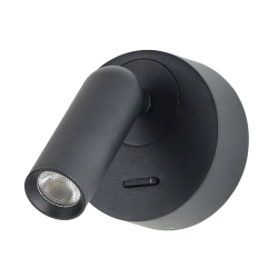 Kinkiet LUGANO AZ5628 LED 3W 3000K czarny AZZARDO