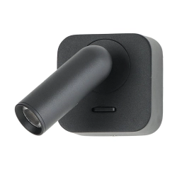 Kinkiet LUGANO AZ5655 LED 3W 3000K czarny AZZARDO