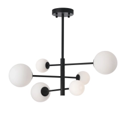 Lampa Sufitowa Bolti 6xG9 czarna PLC0103-BK yaskr