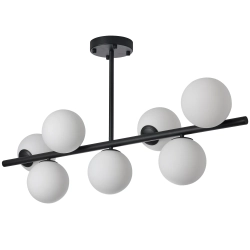 Lampa Sufitowa Bolti 7xE14 czarna PLC0104-BK yaskr
