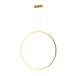 Lampa Wisząca Loop M 1xLED złota IP44 PL0119-85-GD yaskr