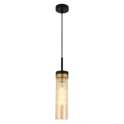 Lampa Wisząca Malika 1xE27 czarny PL0140-1 yaskr