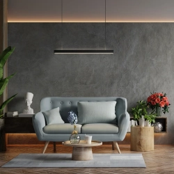 Lampa Wisząca Sigi V LED czarna PL0130-BK yaskr