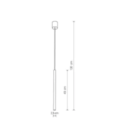 Lampa wisząca LASER 490 WHITE 8796 Nowodvorski - zdjęcie dodatkowe 1