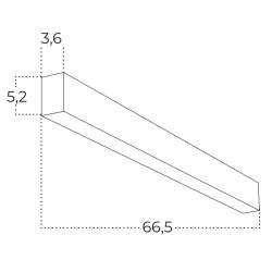 Lampa sufitowa Linelio AZ5660 LED 24W 3000-6000K ściemnialna czarna AZZARDO