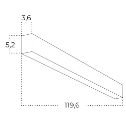 Lampa sufitowa Linelio AZ5663 LED 40W 3000-6000K ściemnialna biała AZZARDO
