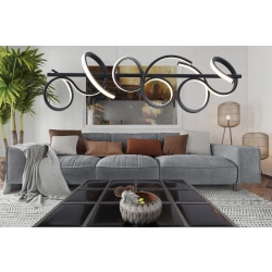 Lozanna - lampa wisząca LED czarny mat 343301-30 REALITY